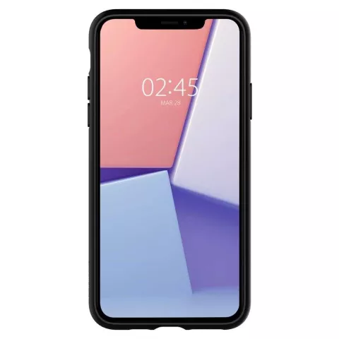 Spigen Ultra Hybrid TPU Polycarbonaat geschikt voor iPhone 11 Case - Zwart
