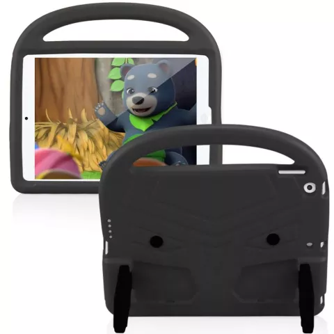 Just in Case EVA iPad 10.2 inch Hoes Case - Zwart Schokabsorberend Kindvriendelijk