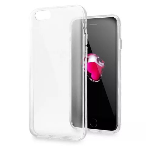 Just in Case Flexibele beschermende hoes geschikt voor iPhone 7 8 SE 2020 SE 2022 - Doorzichtig