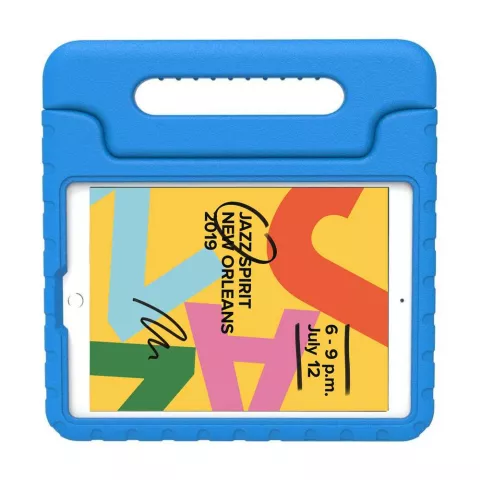 Just in Case Kids Case Ultra EVA iPad 10.2 inch Hoes - Blauw Kindvriendelijk