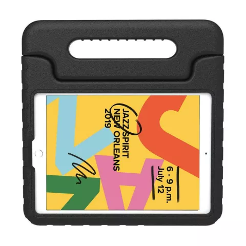 Just in Case Kids Case Ultra EVA geschikt voor iPad 10.2 inch Hoes - Zwart Kindvriendelijk