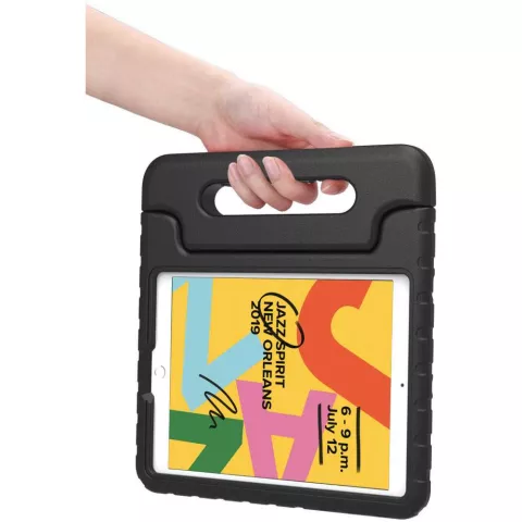 Just in Case Kids Case Ultra EVA geschikt voor iPad 10.2 inch Hoes - Zwart Kindvriendelijk