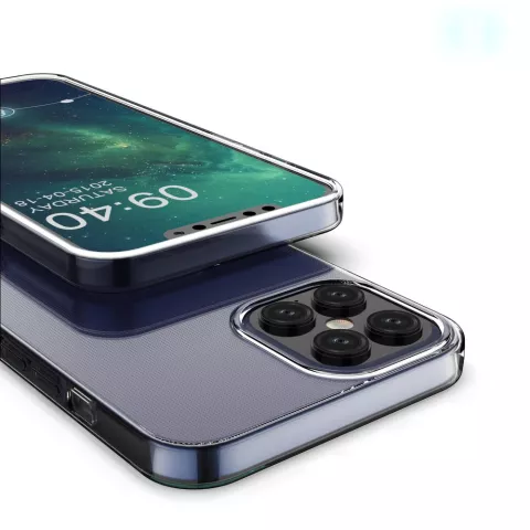 TPU hoesje geschikt voor iPhone 12 Pro Max - transparant