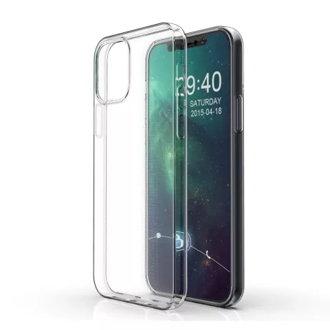 TPU hoesje voor iPhone 12 en iPhone 12 Pro - transparant