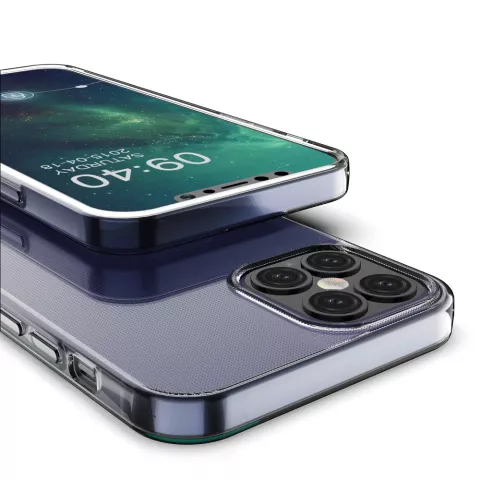 TPU hoesje voor iPhone 12 en iPhone 12 Pro - transparant