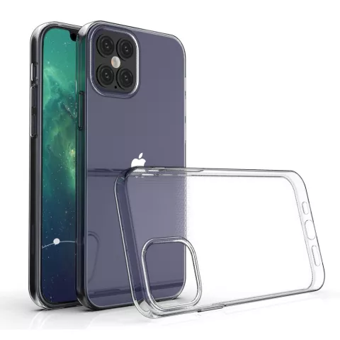 TPU hoesje voor iPhone 12 en iPhone 12 Pro - transparant