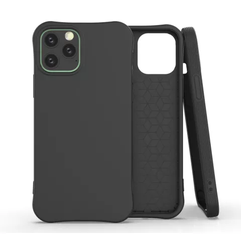 Soft case TPU hoesje voor iPhone 12 en iPhone 12 Pro - zwart