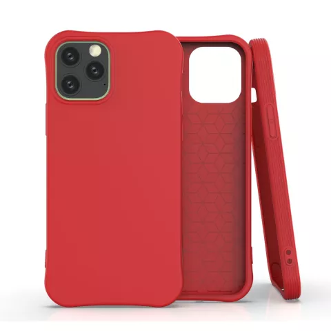 Soft case TPU hoesje voor iPhone 12 en iPhone 12 Pro - rood