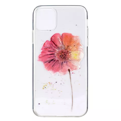 TPU bloemen hoesje voor iPhone 12 Pro Max - transparant