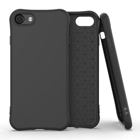 Soft case TPU hoesje voor iPhone 7, iPhone 8 en iPhone SE 2020 SE 2022 - zwart