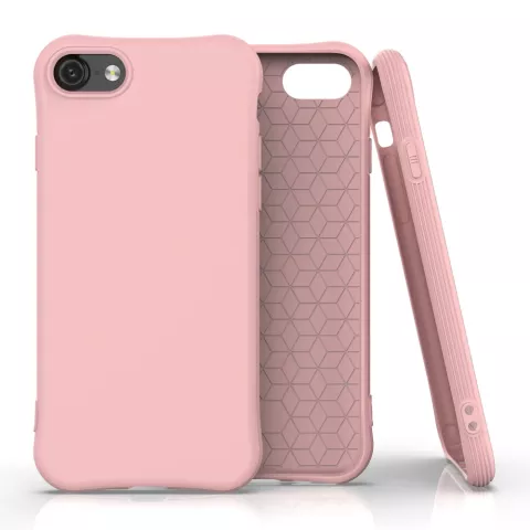 Soft case TPU hoesje voor iPhone 7, iPhone 8 en iPhone SE 2020 SE 2022 - roze