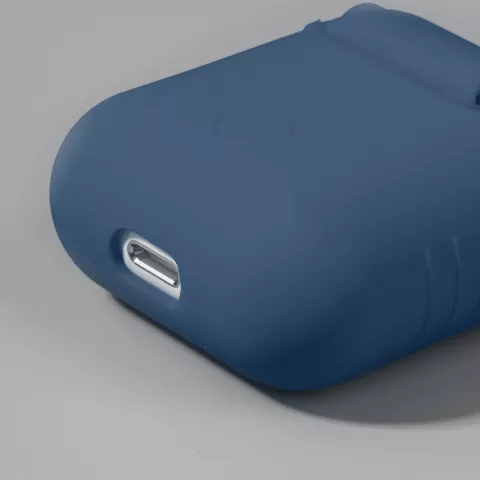 Laut POD Slim Siliconen AirPods Case - Blauw Bescherming