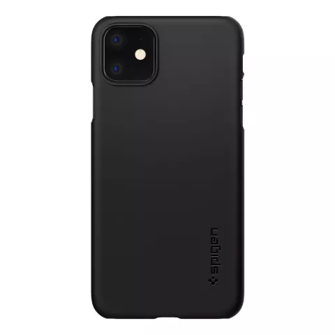 Spigen Thin Fit kunststof hoesje geschikt voor iPhone 11 - zwart