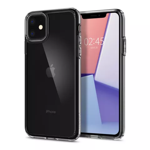 Spigen Ultra Hybrid kunststof hoesje geschikt voor iPhone 11 - transparant