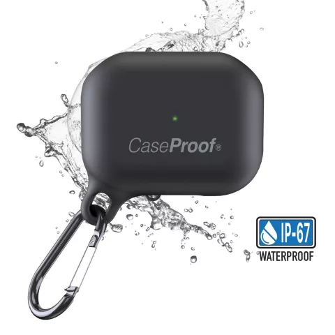 CaseProof Waterbestendige Case AirPods Pro - Zwart 1 meter
