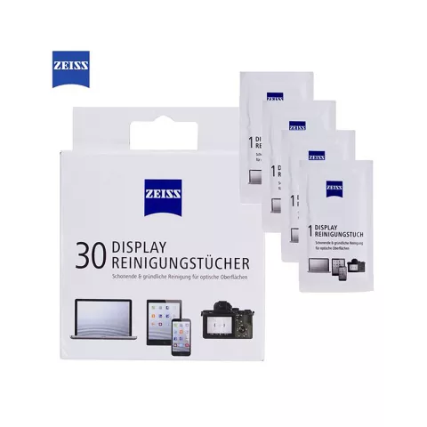 Zeiss Scherm Reiniginsdoekjes - 30 stuks Wit