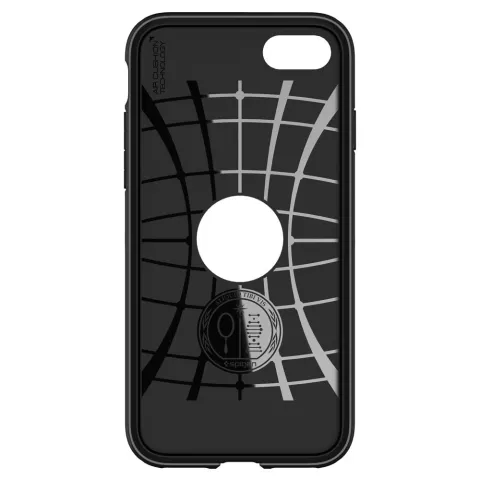 Spigen Rugged Armor Air Cushion Technology hoesje geschikt voor iPhone 7, 8 en iPhone SE 2020 SE 2022 - zwart