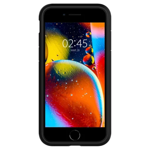 Spigen Tough Armor Air Cushion Technology hoesje geschikt voor iPhone 7, 8 en iPhone SE 2020 SE 2022 - zwart