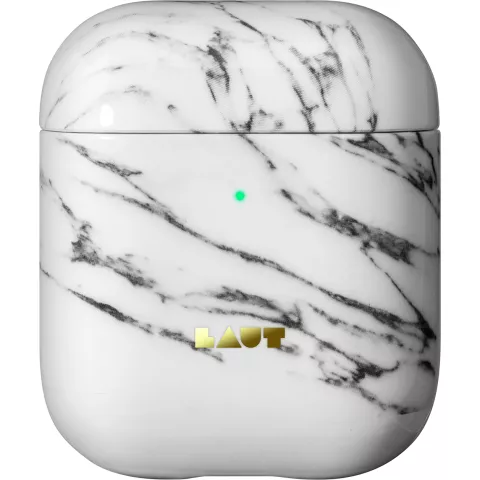 Laut Huex Element geschikt voor AirPods Case - Wit Marmer