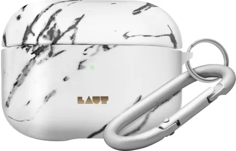 Laut Huex Element Case geschikt voor AirPods Pro Marmer design - Wit