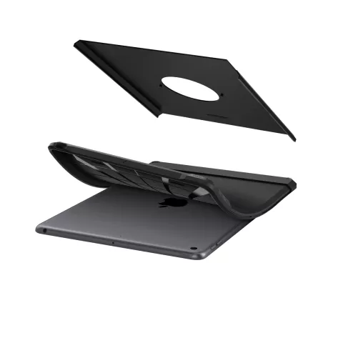 Spigen Tough Armor Air Cushion Technology hoesje voor iPad 10.2 inch (2020) - zwart