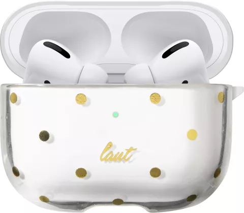 Laut Dotty geschikt voor AirPods Pro - Transparant met stippen