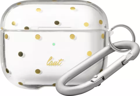 Laut Dotty geschikt voor AirPods Pro - Transparant met stippen
