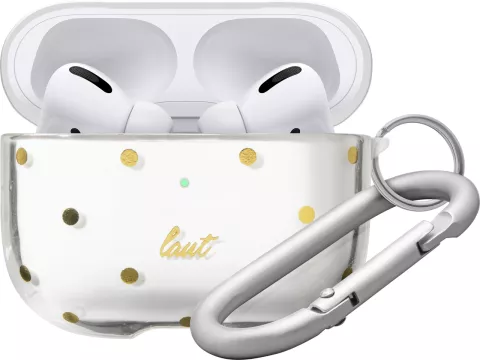 Laut Dotty geschikt voor AirPods Pro - Transparant met stippen