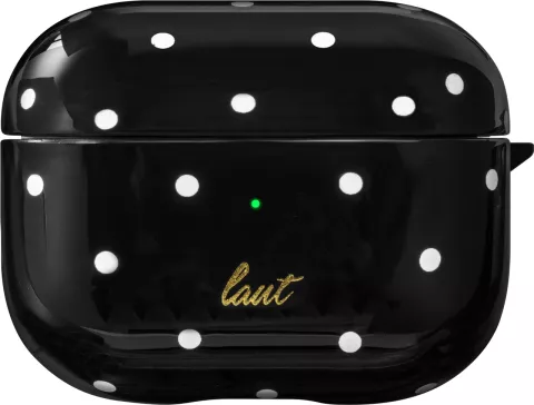 Laut Dotty geschikt voor AirPods Pro - Zwart met stippen