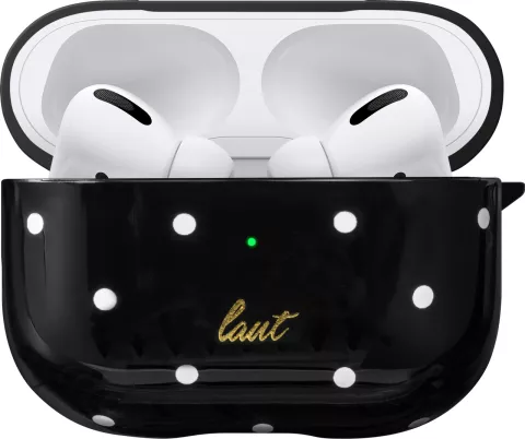 Laut Dotty geschikt voor AirPods Pro - Zwart met stippen