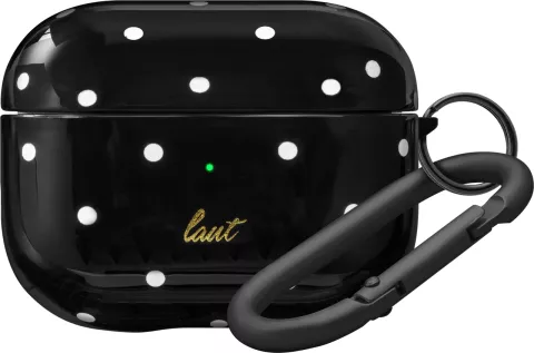 Laut Dotty geschikt voor AirPods Pro - Zwart met stippen
