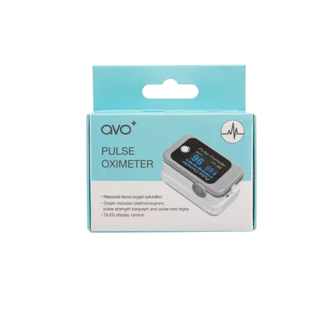 AVO+ Saturatiemeter Zuurstofgehalte Bloed - Meten Vinger