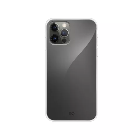 Xqisit Flex case Anti Bac kunststof hoesje geschikt voor iPhone 12 Pro Max - transparant