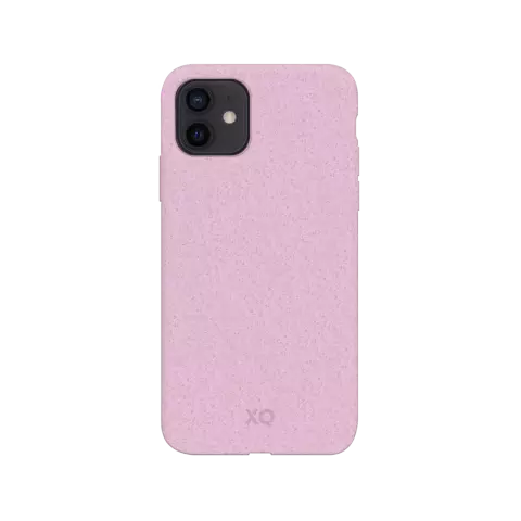 Xqisit Eco Flex Biologisch afbreekbaar en Anti Bacterieel hoesje voor iPhone 12 mini - roze