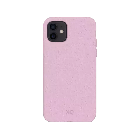 Xqisit Eco Flex Biologisch afbreekbaar en Anti Bacterieel hoesje geschikt voor iPhone 12 mini - roze