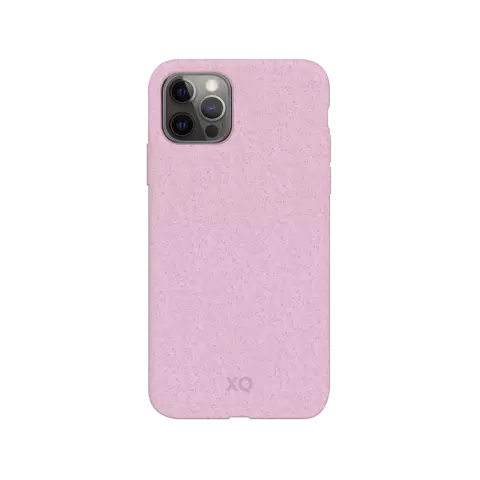 Xqisit Eco Flex Biologisch afbreekbaar en Anti Bacterieel hoesje geschikt voor iPhone 12 Pro Max - roze