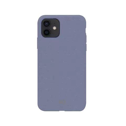 Xqisit Eco Flex Biologisch afbreekbaar en Anti Bacterieel hoesje geschikt voor iPhone 12 mini - blauw