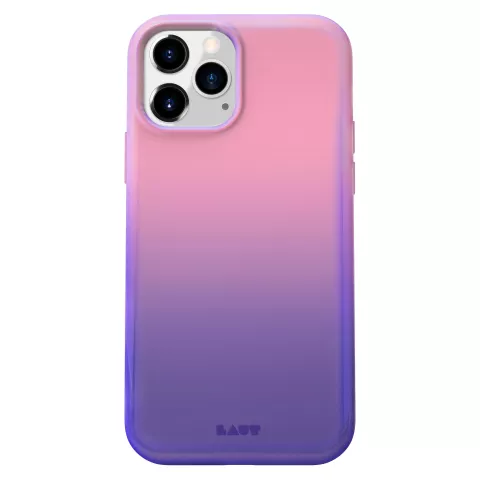 LAUT Huex kunststof hoesje geschikt voor iPhone 12 mini - roze en paars