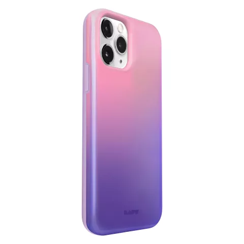 LAUT Huex kunststof hoesje geschikt voor iPhone 12 mini - roze en paars