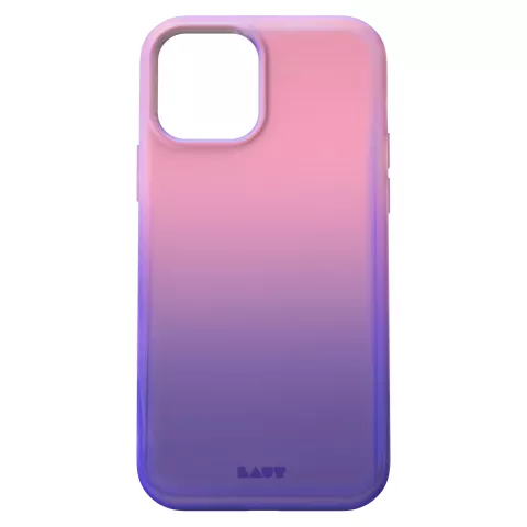 LAUT Huex kunststof hoesje voor iPhone 12 en iPhone 12 Pro - roze en paars