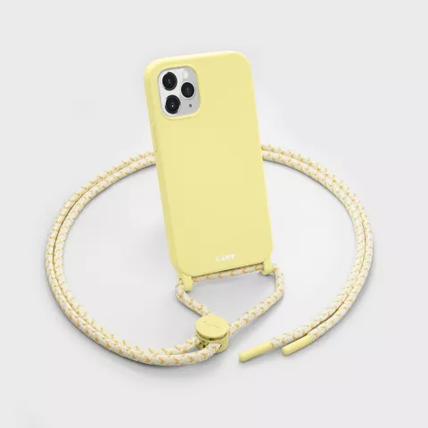 LAUT Pastels kunststof hoesje geschikt voor iPhone 12 mini - geel