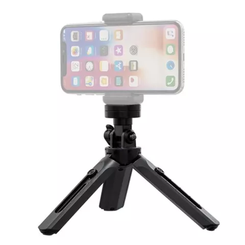 Mini Tripod met Telefoonhouder en standaard 1/4 inch camera bevestiging