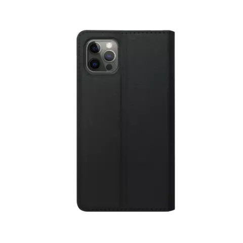 Xqisit Eco Wallet Selection biologisch afbreekbaar hoesje geschikt voor iPhone 12 en iPhone 12 Pro - zwart
