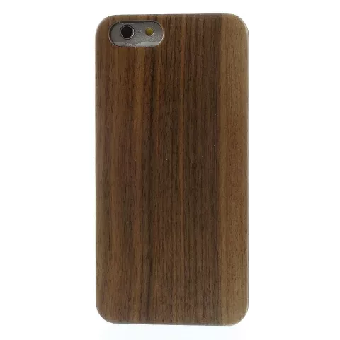 Houten Walnoot Hoesje iPhone 6 6s Wood Origineel handgemaakt