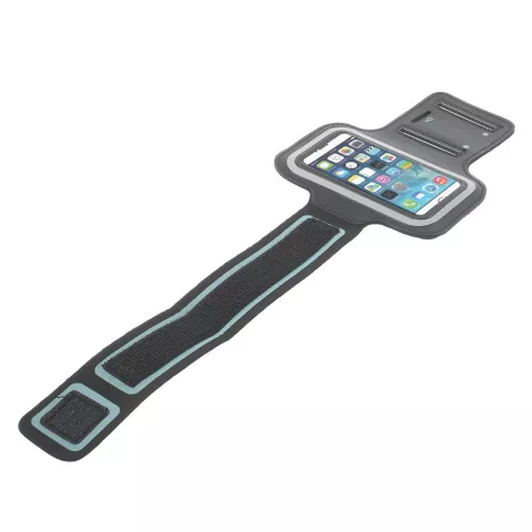 Sport Armband iPhone 5 5s SE 2016 Zwarte hardloopband Sportband