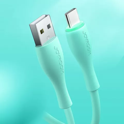 Joyroom kabel USB-A naar USB-C oplader oplaadkabel QC - Mintgroen