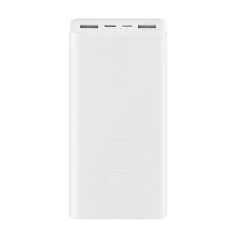 Xiaomi Powerbank 20000mAh snellader 18W fast charging QC USB-C Micro-USB USB-A - Wit