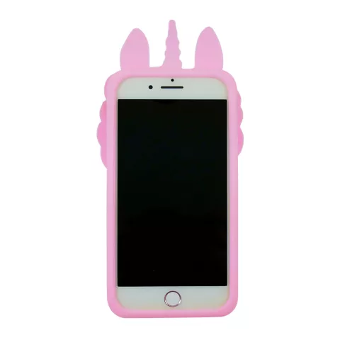 Unicorn Pop Fidget Bubble siliconen eenhoorn hoesje voor iPhone 7, 8 en iPhone SE 2020 SE 2022