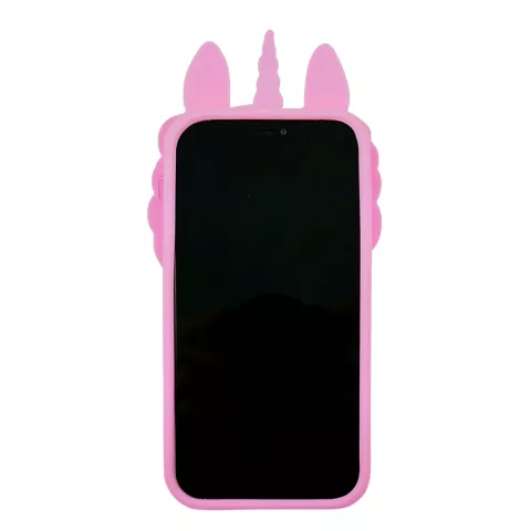 Unicorn Pop Fidget Bubble siliconen eenhoorn hoesje voor iPhone X en iPhone XS - roze