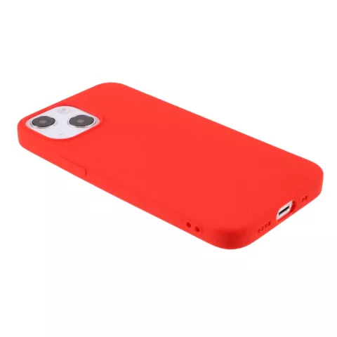 Slim TPU hoesje voor iPhone 13 mini - rood